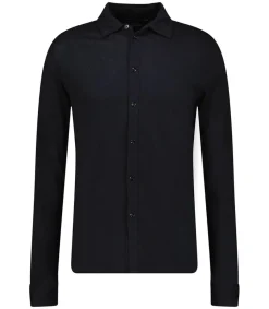 Best Chemise Manches Longues Homme Coton Et Cachemire Noir Homme Chemises