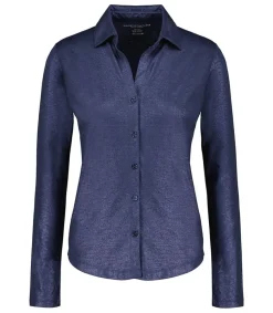 Best Chemise Manches Longues Metal Navy Femme Hauts