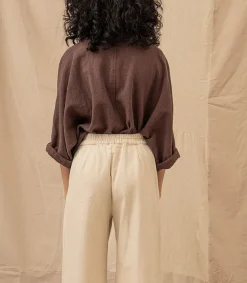 Best Chemise Romy Chocolat Femme Hauts