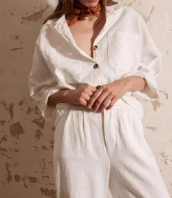 New Chemise Romy Naturel Femme Hauts