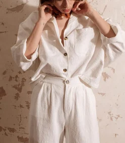 New Chemise Romy Naturel Femme Hauts