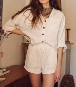 New Chemise Romy Naturel Femme Hauts