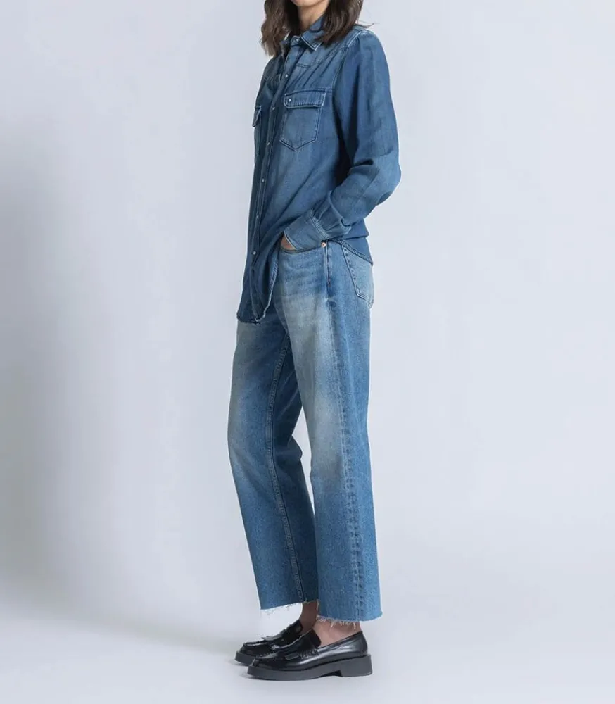 Sale Chemise Stixx Indigo Femme Hauts