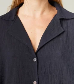 Outlet Chemise Tortola Black Femme Hauts