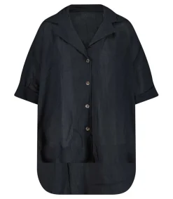 Sale Chemise Tortola Bleu Nuit Femme Hauts