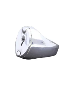 Chevaliere Chiffre "7" Argent Femme Bagues