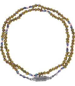 Discount Collier Baby Locket Diamants Or Noir & Mauli Ghana Jaune & Noir Femme Colliers