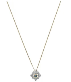 Collier Bettina London Blue Topaz Femme Colliers
