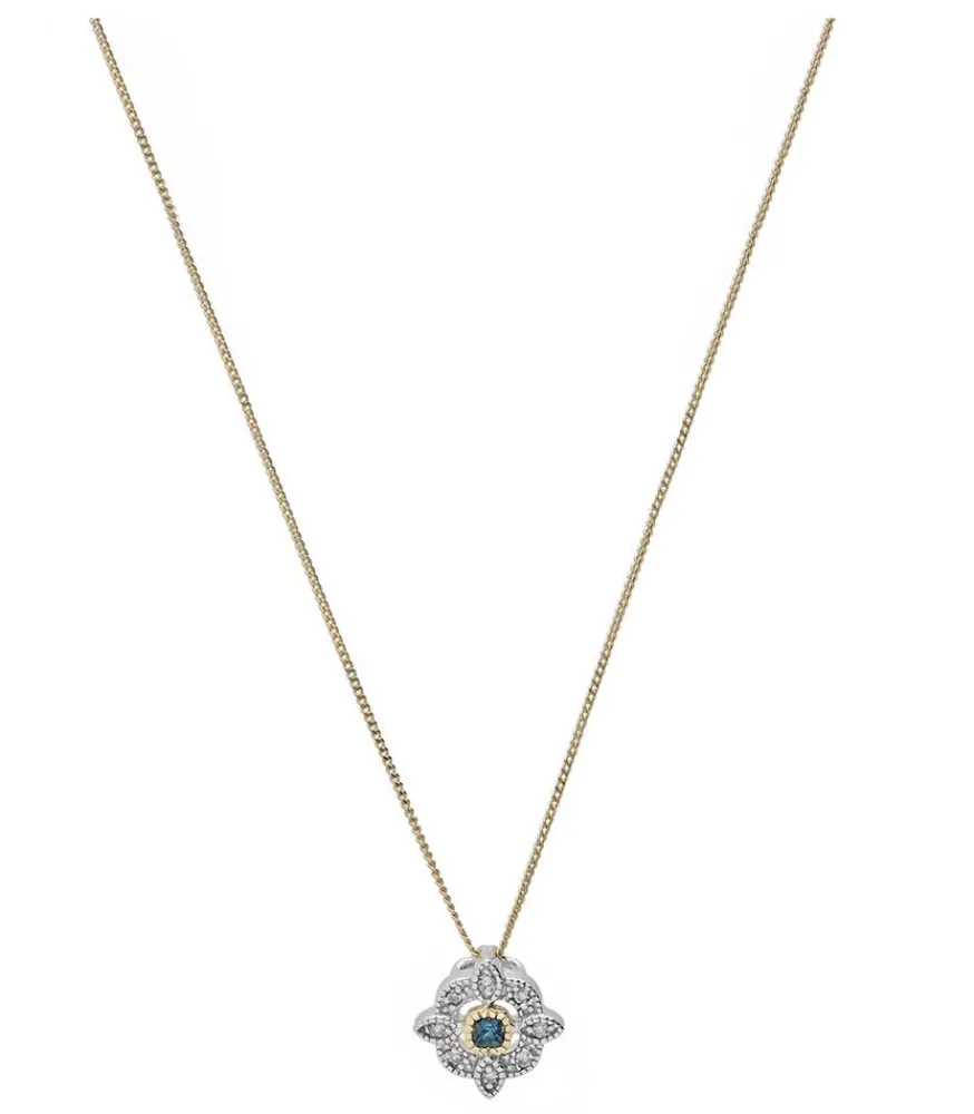 Collier Bettina London Blue Topaz Femme Colliers