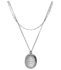 Clearance Collier Big Locket Double Femme Colliers