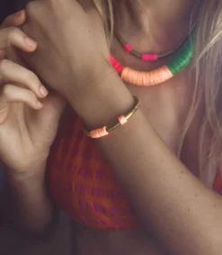 Online Collier Hibiscus Rose X Jane De Boy Femme Colliers