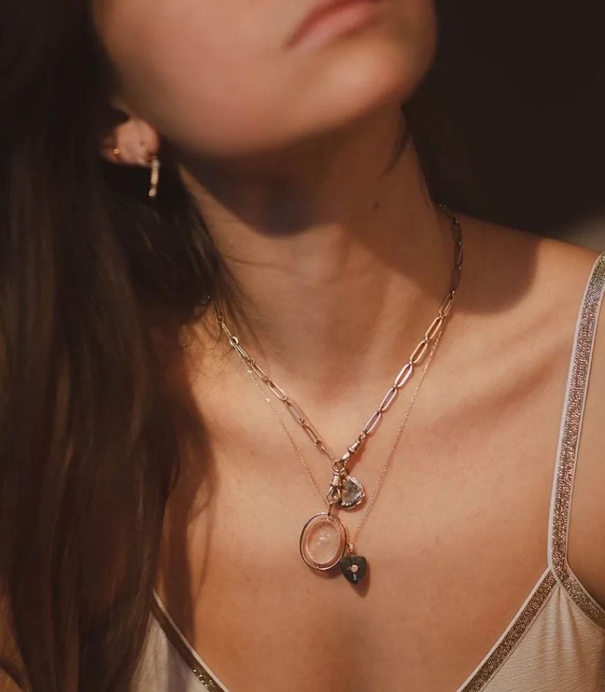 Hot Collier Initiale N°5 Or Femme Colliers