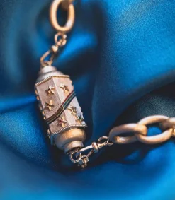 Clearance Collier Locket Rainbow Star - Mauli Red & Navy Femme Colliers