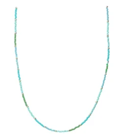 Best Collier Miyuki Perles Turquoise Et Verte Femme Colliers