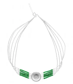 Hot Collier Navajo 5 Rangs Et Conchas Femme Colliers