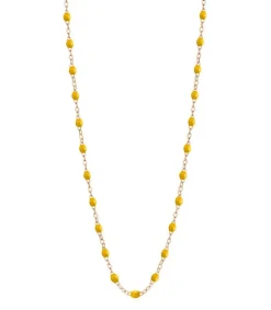 Clearance Collier Or Rose Et Perles De Resine 42 Cm Femme Colliers