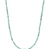 Discount Collier Perles Cubes Et Turquoise Ovale Femme Colliers