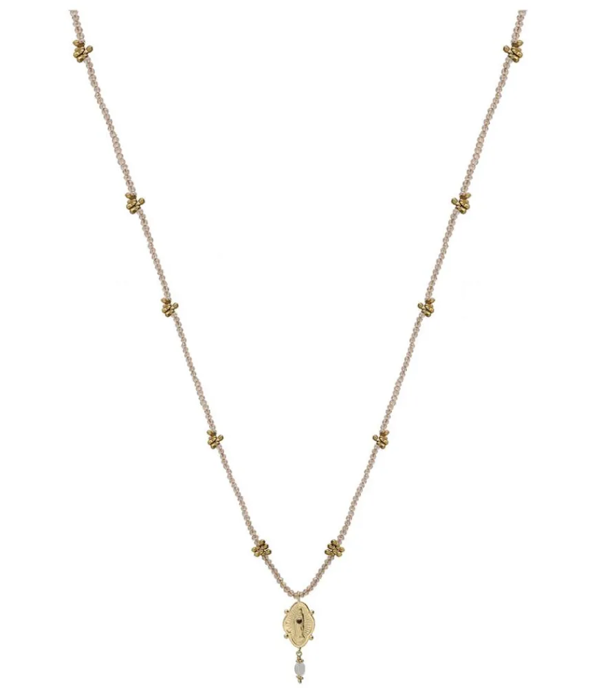 Clearance Collier Precieux Marron Glace Femme Colliers