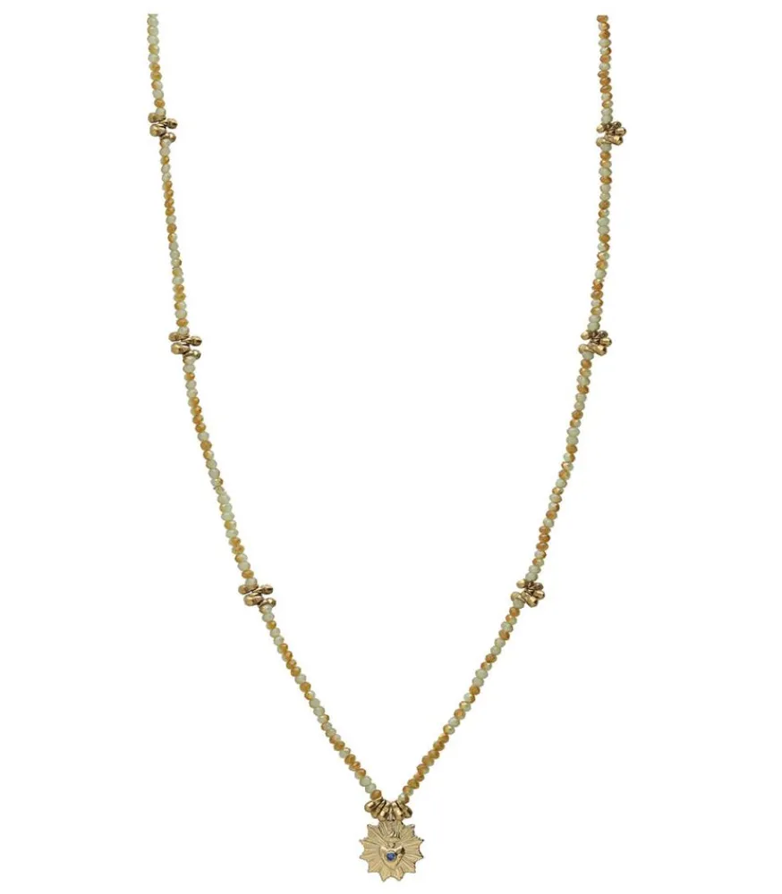 Discount Collier Precieux Vert D'Eau Femme Colliers