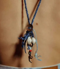 Clearance Collier Sautoir Cauri Piece Indien Femme Colliers