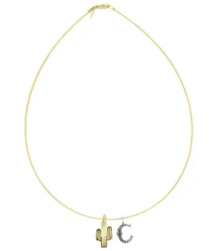 Hot Collier Tour De Cou Lettre Cactus Femme Colliers