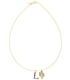 Hot Collier Tour De Cou Lettre Cactus Femme Colliers