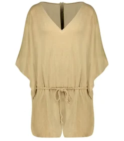 New Combishort Col V Sable Femme Combinaisons