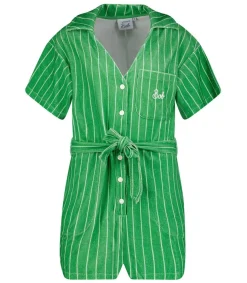Best Combishort Ibiza Green Garden Stripes Femme Combinaisons