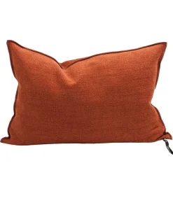 Outlet Coussin Vice Versa Chenille Vintage Henne 50 X 70 Cm Coussins