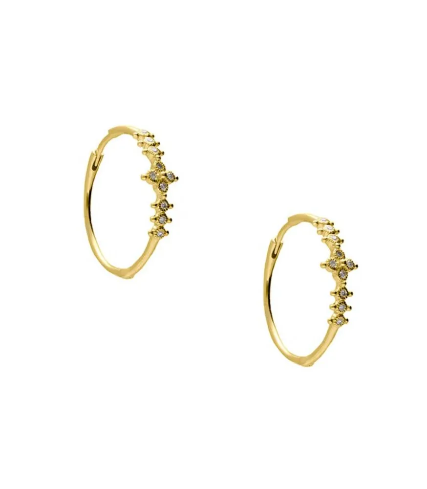 Hot Creoles Darling Flower Femme Boucles D'Oreilles