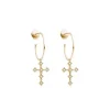 Hot Creoles Divine En Or Jaune Femme Boucles D'Oreilles