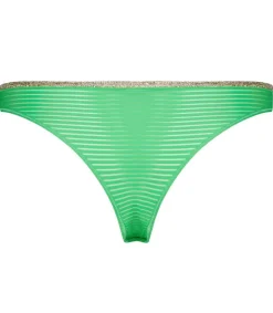Clearance Culotte Bresilienne Georgia Green Stripes Femme Lingerie