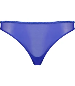 Hot Culotte Bresilienne Georgia Blue Mesh Femme Lingerie