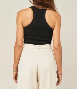 Debardeur Cotele Kingston Noir Femme Hauts