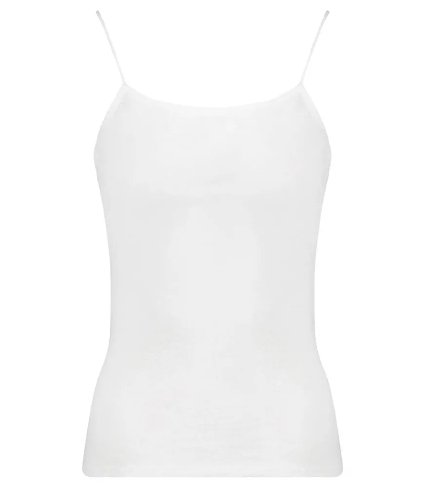 Sale Debardeur Seyes Blanc Femme Hauts