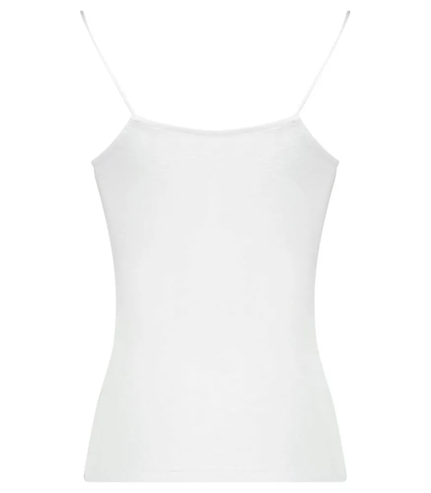 Sale Debardeur Seyes Blanc Femme Hauts