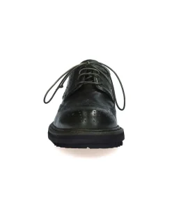 Outlet Derbies Chiesa Cuir Kaki Femme Mocassins