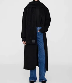 Hot Echarpe Hannah Noir Femme Écharpes & Étoles