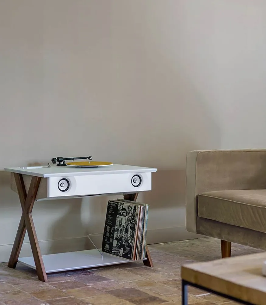 Clearance Enceinte Lx X Platine En Chene Massif Enceintes