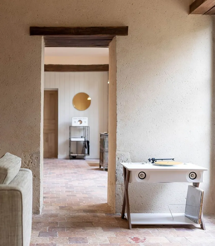 Clearance Enceinte Lx X Platine En Chene Massif Enceintes