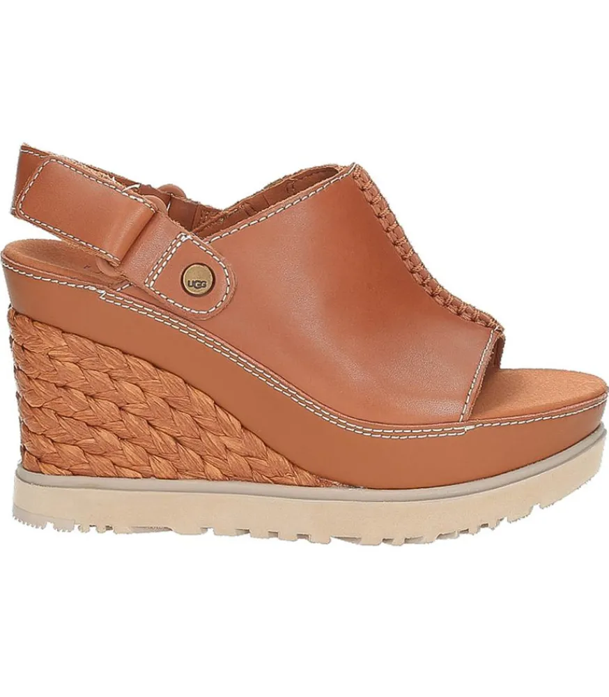 Clearance Espadrilles Compensees Abbot Adjustable Slide Femme Sandales & Tongs