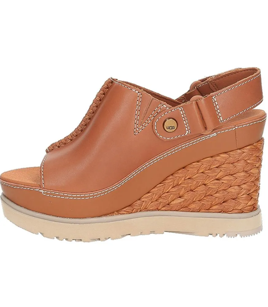 Clearance Espadrilles Compensees Abbot Adjustable Slide Femme Sandales & Tongs