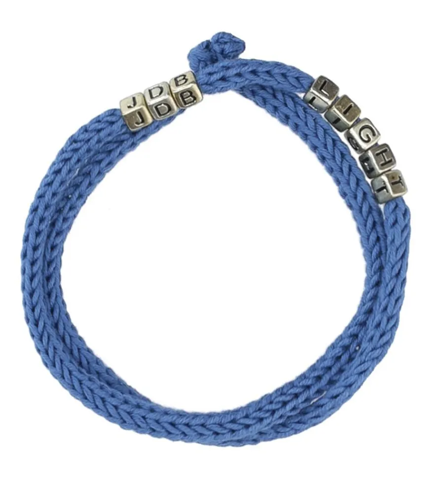 Clearance Grigri Tricotin Jane De Boy Light Bleu Femme Colliers