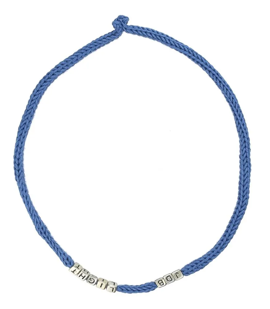 Clearance Grigri Tricotin Jane De Boy Light Bleu Femme Colliers