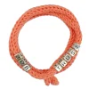New Grigri Tricotin Jane De Boy Trust Orange Femme Colliers