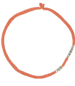 New Grigri Tricotin Jane De Boy Trust Orange Femme Colliers