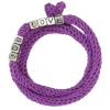 New Grigri Tricotin Jane De Boy Love Violet Femme Colliers