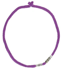 New Grigri Tricotin Jane De Boy Love Violet Femme Colliers