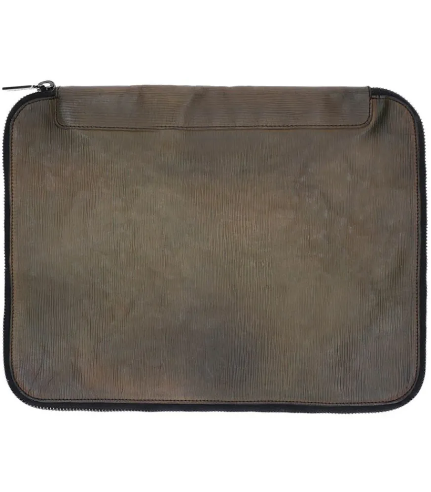 Best Housse Ordinateur Manhattan En Cuir Military Autres Accessoires High-Tech