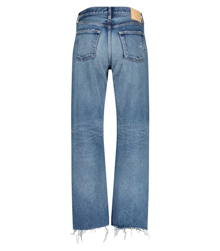 Hot Jean Ashleys Wide Straight Femme Bas